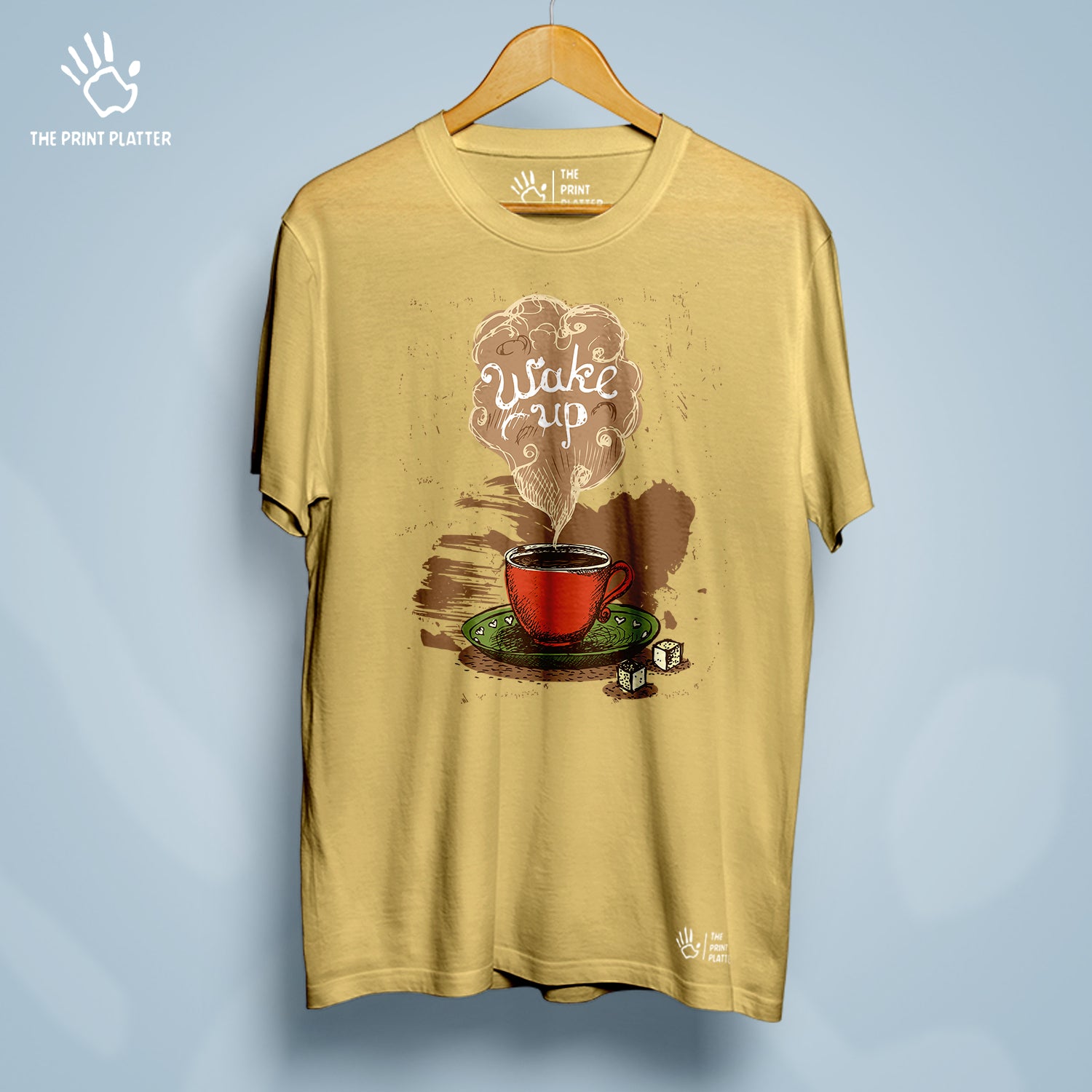 Tea Wake Up Cotton Bio Wash 180gsm T-shirt | T-R243