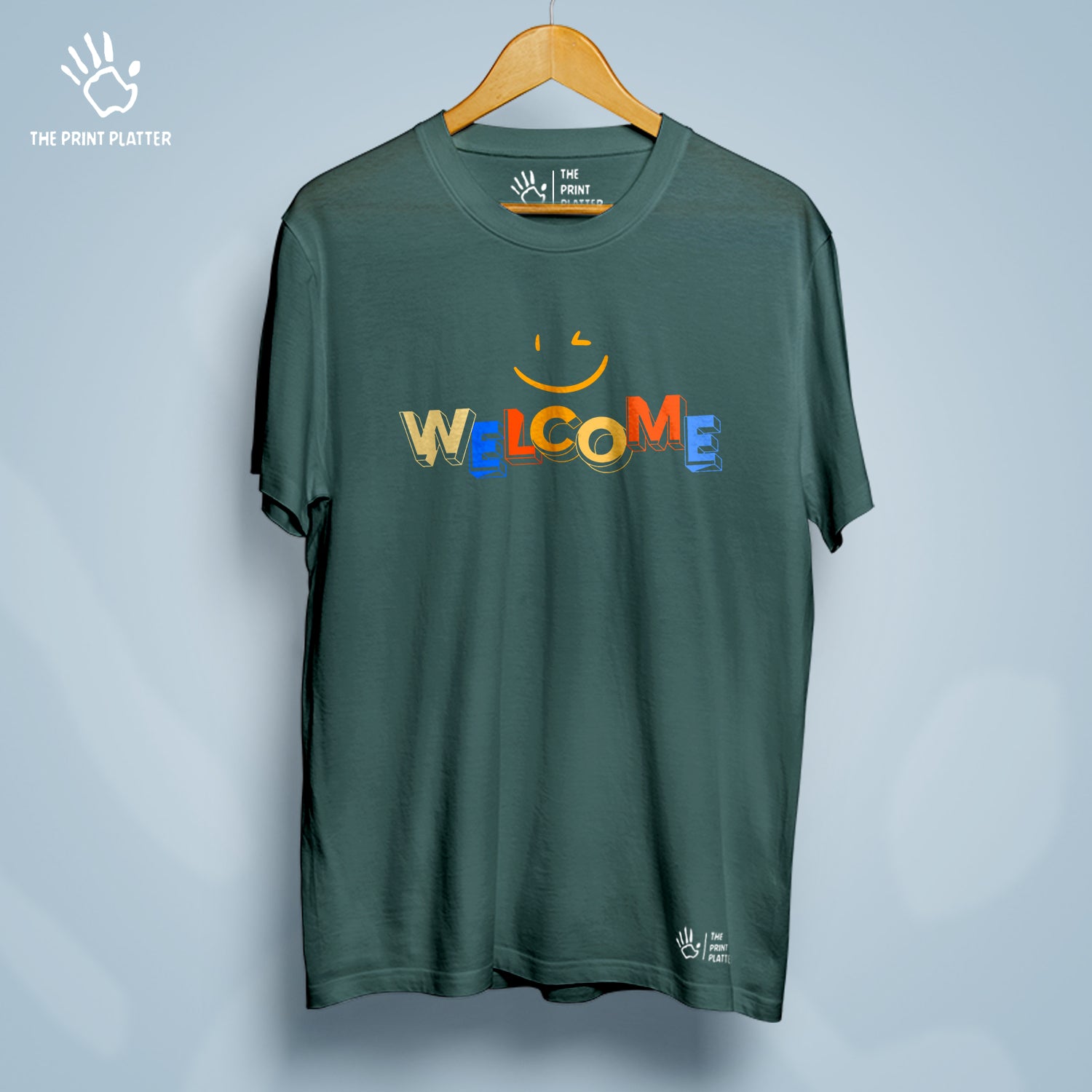 Welcome Cotton Bio Wash 180gsm T-shirt | T-R244