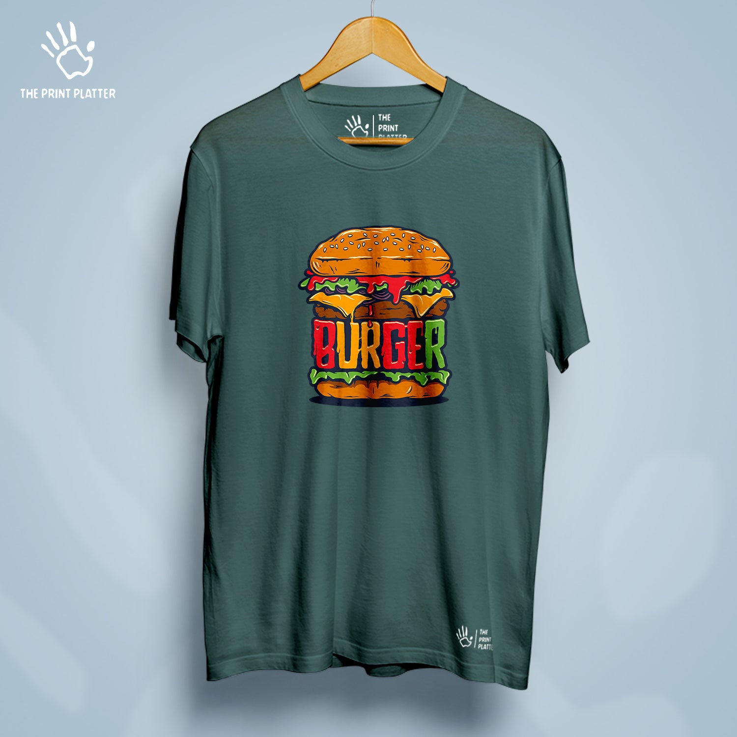 Burger Cotton Bio Wash 180gsm T-shirt | T-R278