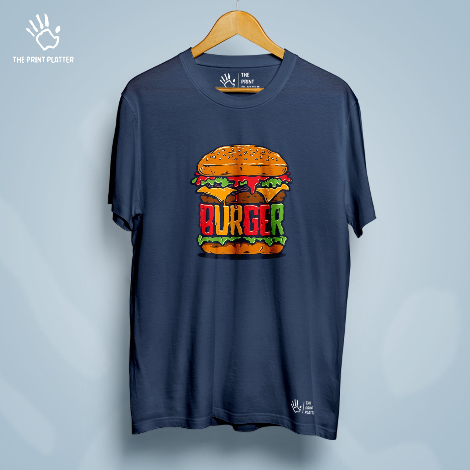 Burger Cotton Bio Wash 180gsm T-shirt | T-R278