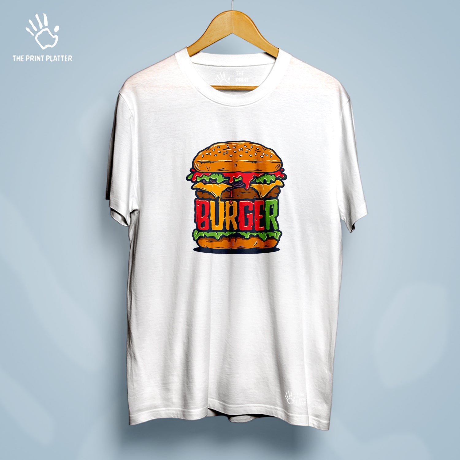 Burger Cotton Bio Wash 180gsm T-shirt | T-R278