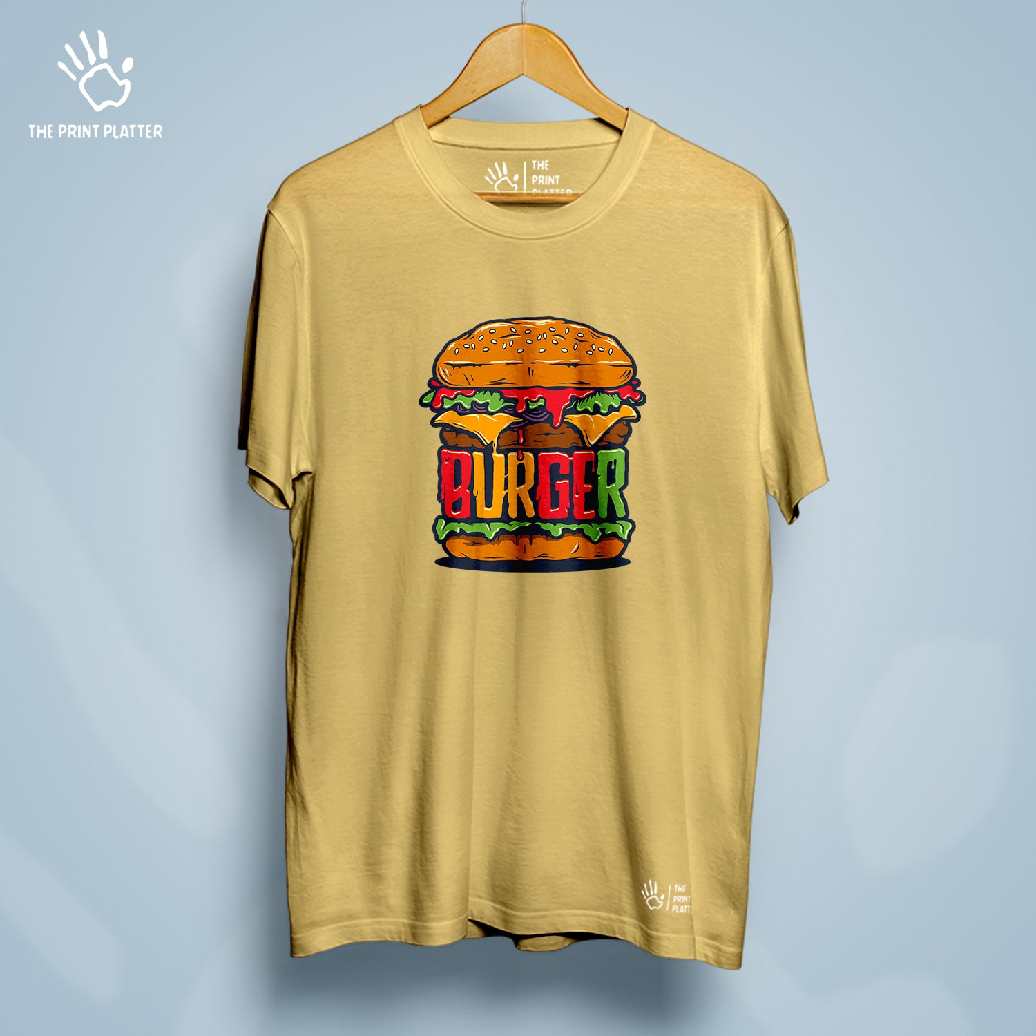 Burger Cotton Bio Wash 180gsm T-shirt | T-R278