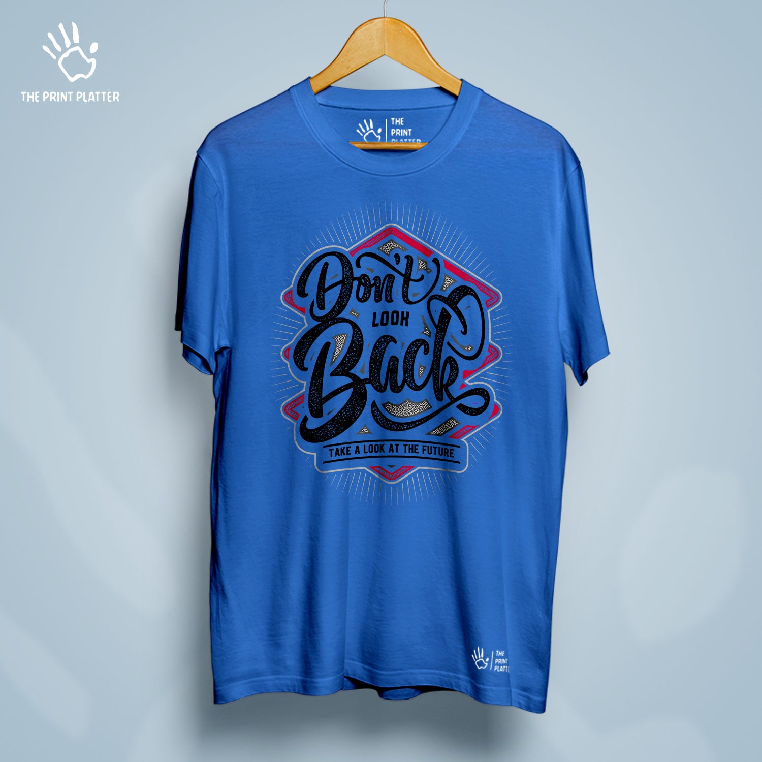 Don't Look Back Take A Look At Future Cotton Bio Wash 180gsm T-shirt | T-R279