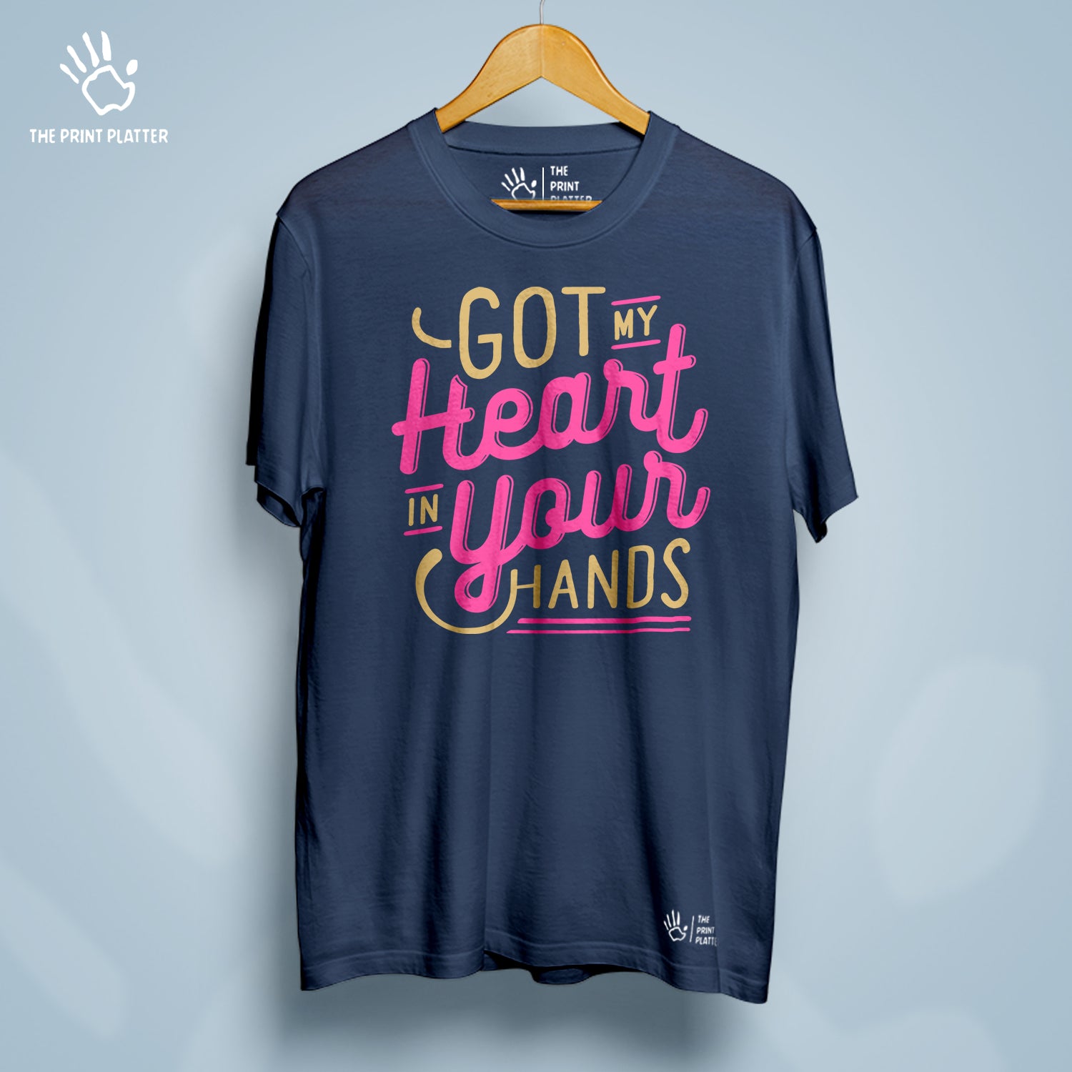 Got My Heart In Your Hands Cotton Bio Wash 180gsm T-shirt | T-R282