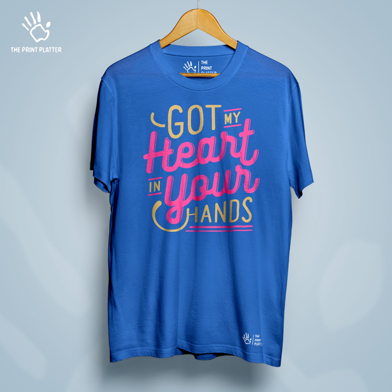 Got My Heart In Your Hands Cotton Bio Wash 180gsm T-shirt | T-R282