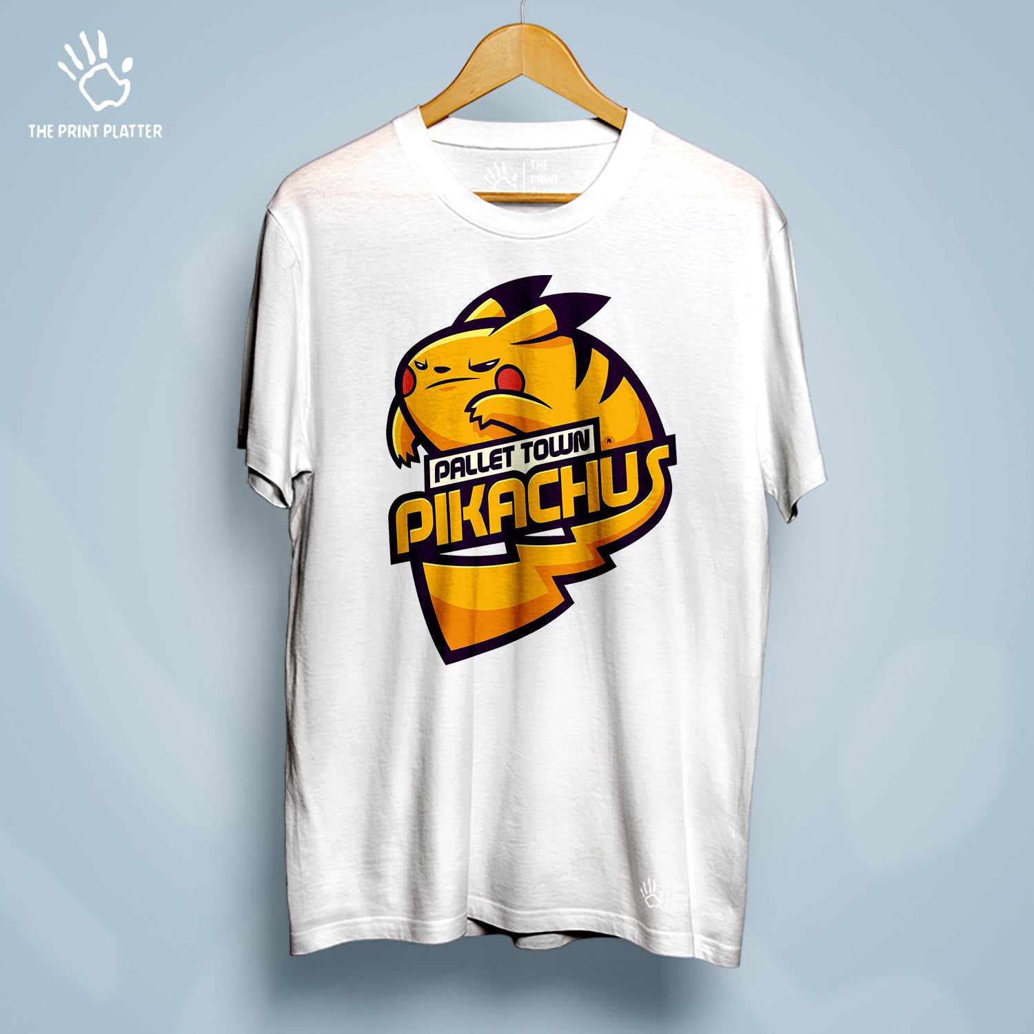 Pallet Town Pikachus Cotton Bio Wash 180gsm T-shirt | T-R284