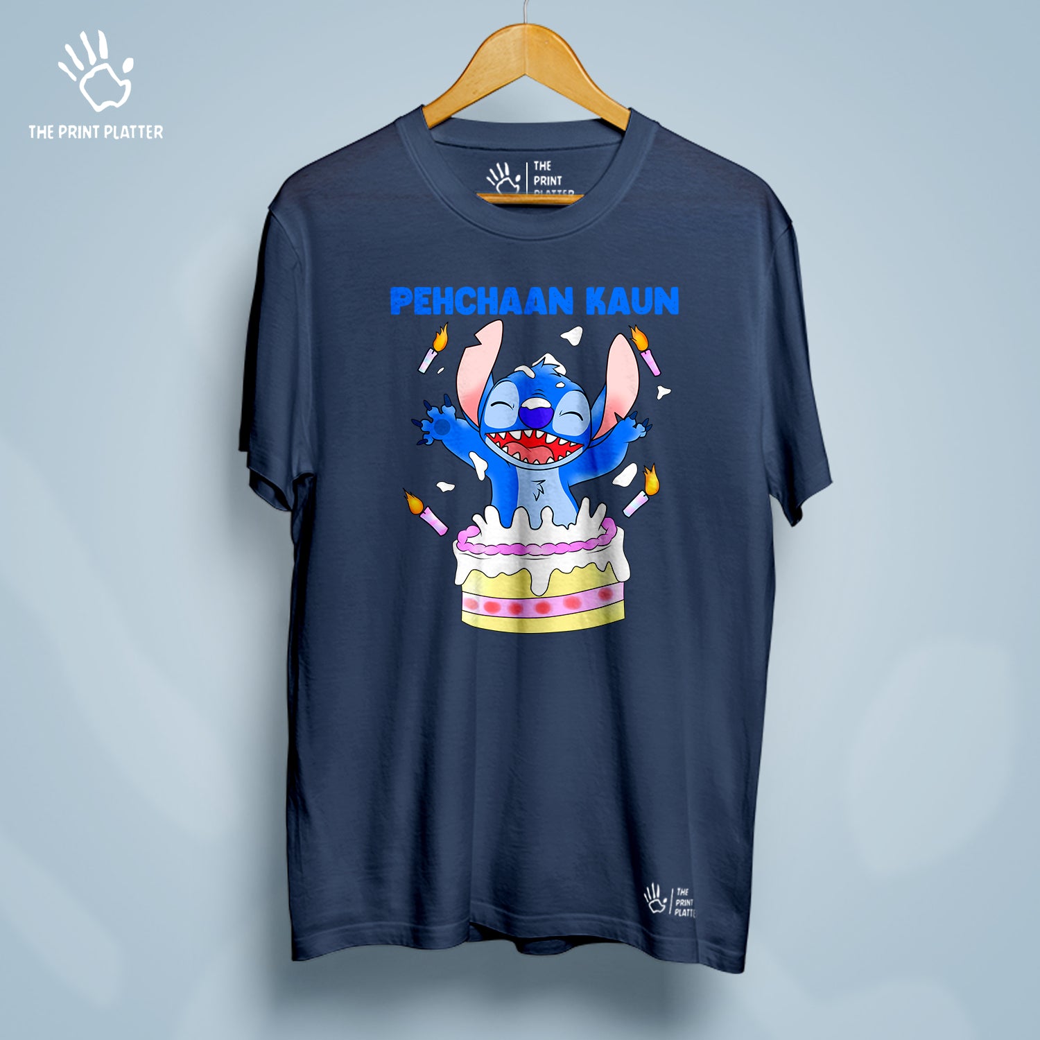 Pehchaan Kaun Cotton Bio Wash 180gsm T-shirt | T-R285