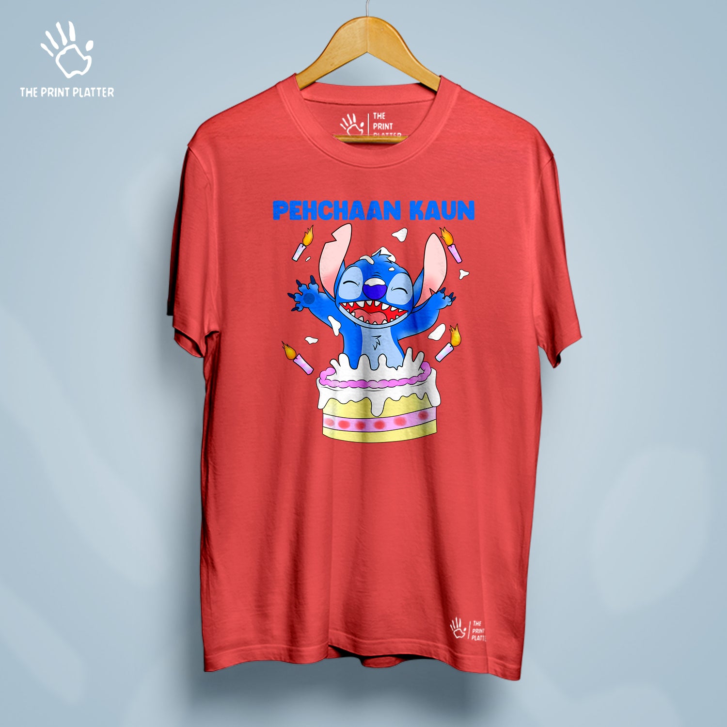 Pehchaan Kaun Cotton Bio Wash 180gsm T-shirt | T-R285