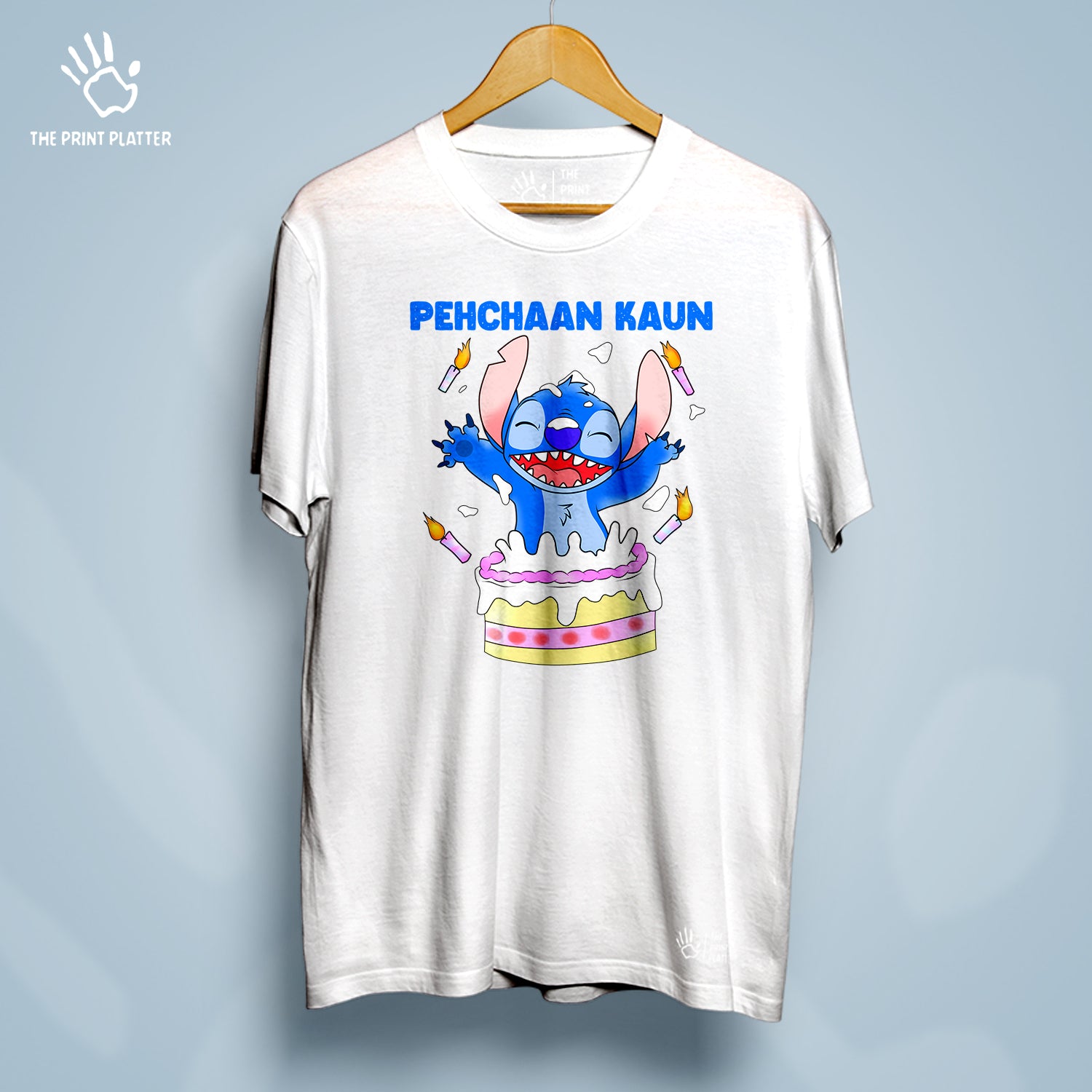 Pehchaan Kaun Cotton Bio Wash 180gsm T-shirt | T-R285