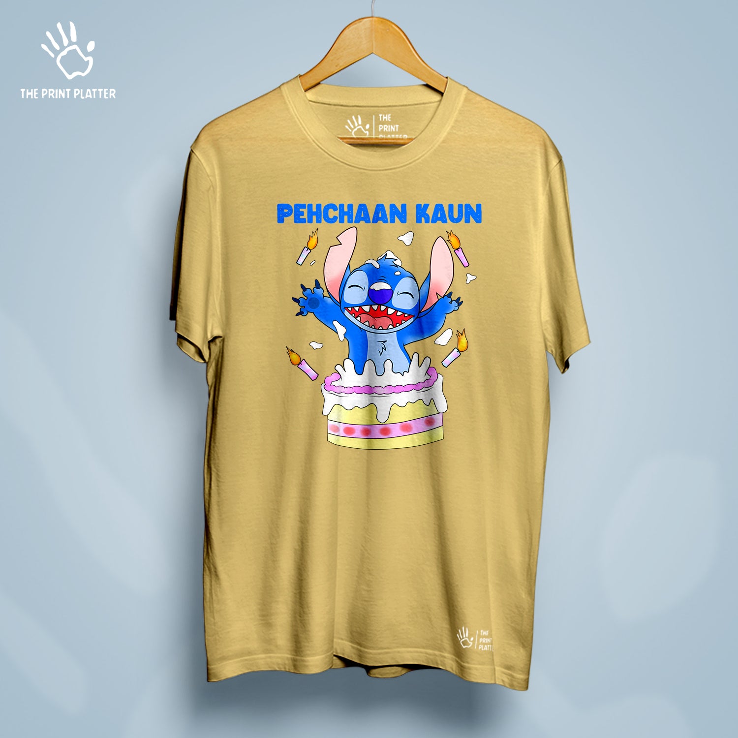 Pehchaan Kaun Cotton Bio Wash 180gsm T-shirt | T-R285