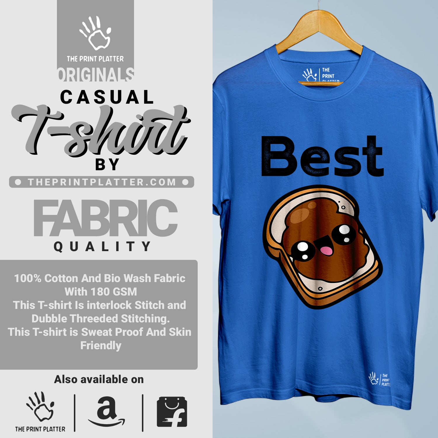 Best Cotton Bio Wash 180gsm T-shirt | T-R292