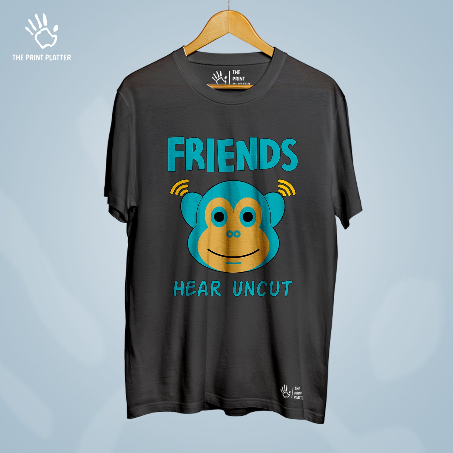 Friends Hear Uncut Cotton Bio Wash 180gsm T-shirt | T-R296