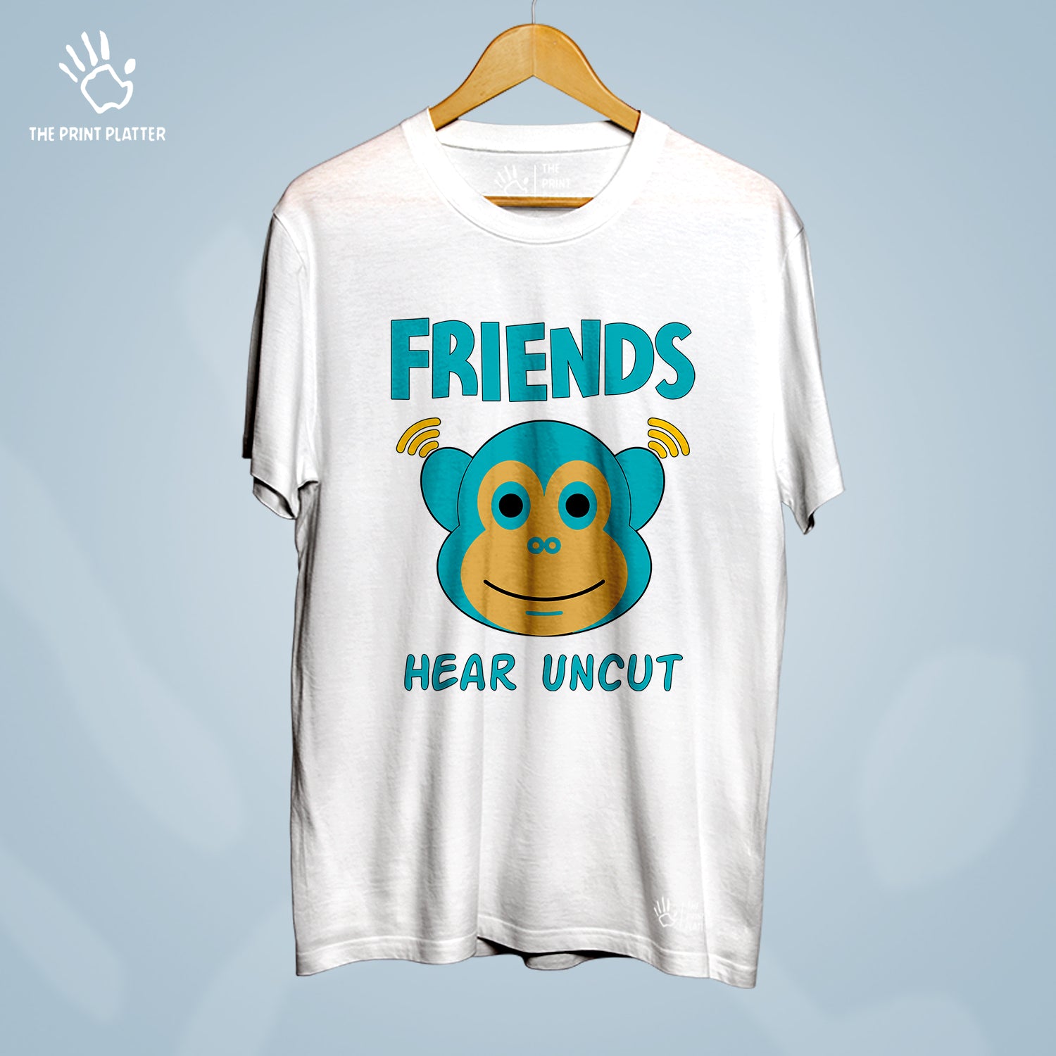 Friends Hear Uncut Cotton Bio Wash 180gsm T-shirt | T-R296