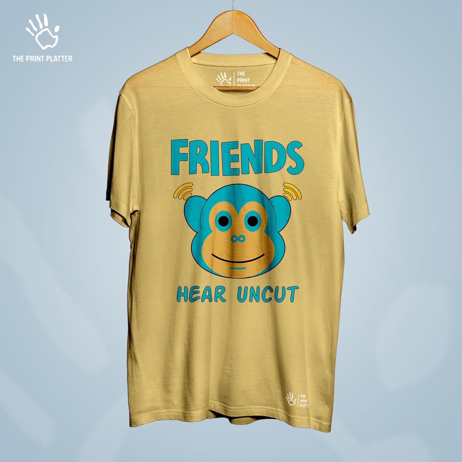 Friends Hear Uncut Cotton Bio Wash 180gsm T-shirt | T-R296