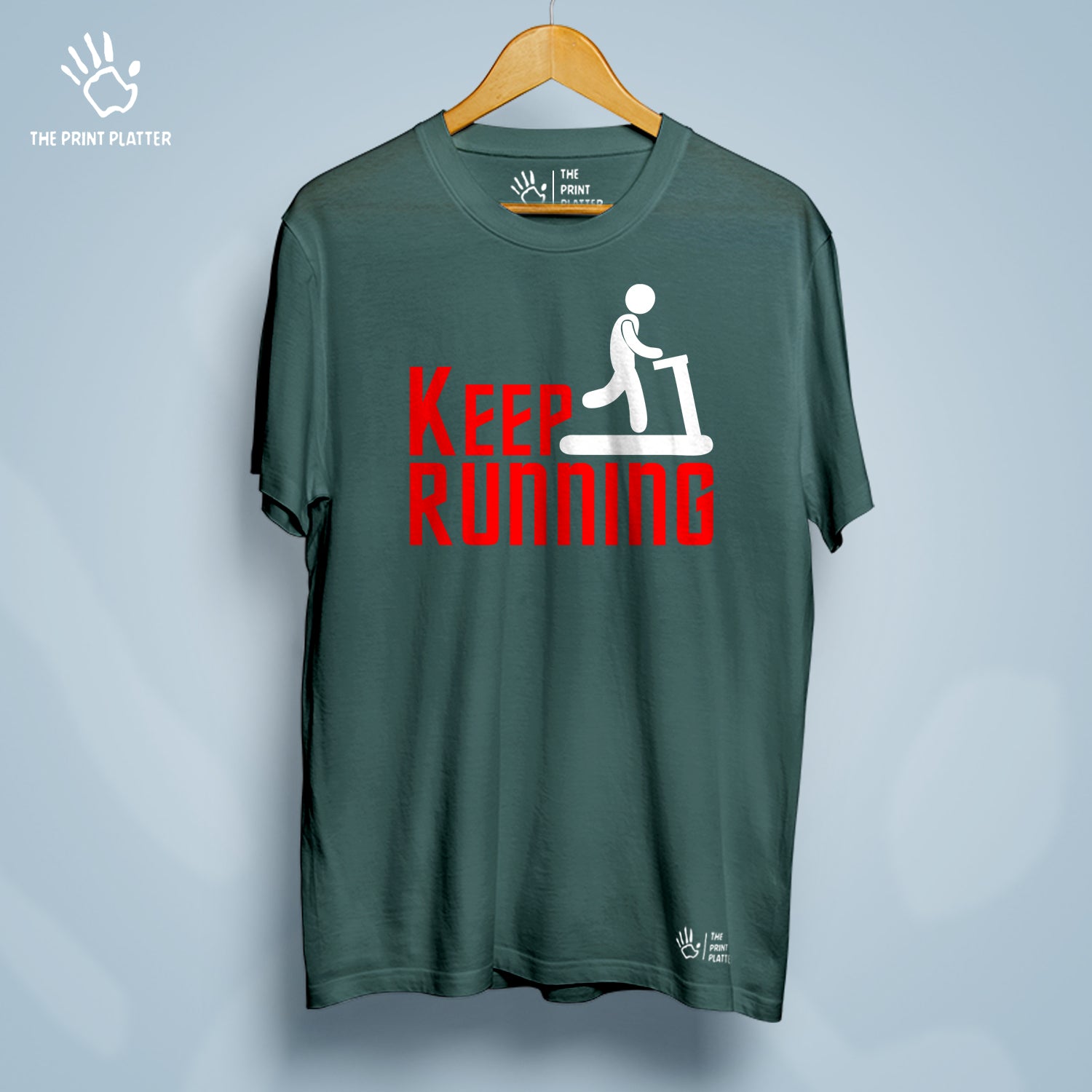 Keep Running Cotton Bio Wash 180gsm T-shirt | T-R30