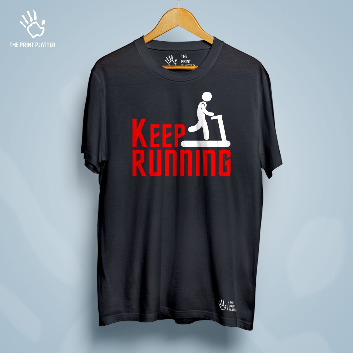 Keep Running Cotton Bio Wash 180gsm T-shirt | T-R30