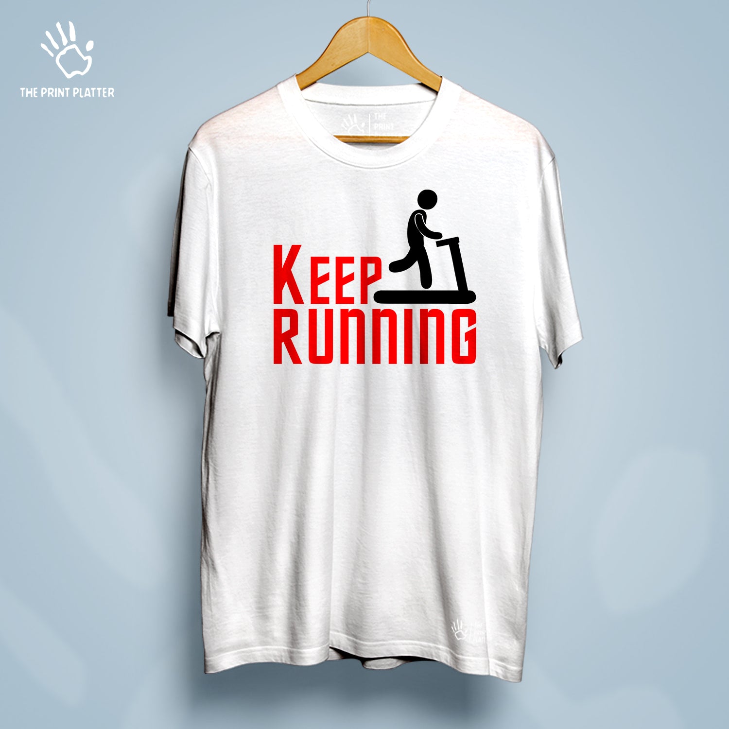 Keep Running Cotton Bio Wash 180gsm T-shirt | T-R30