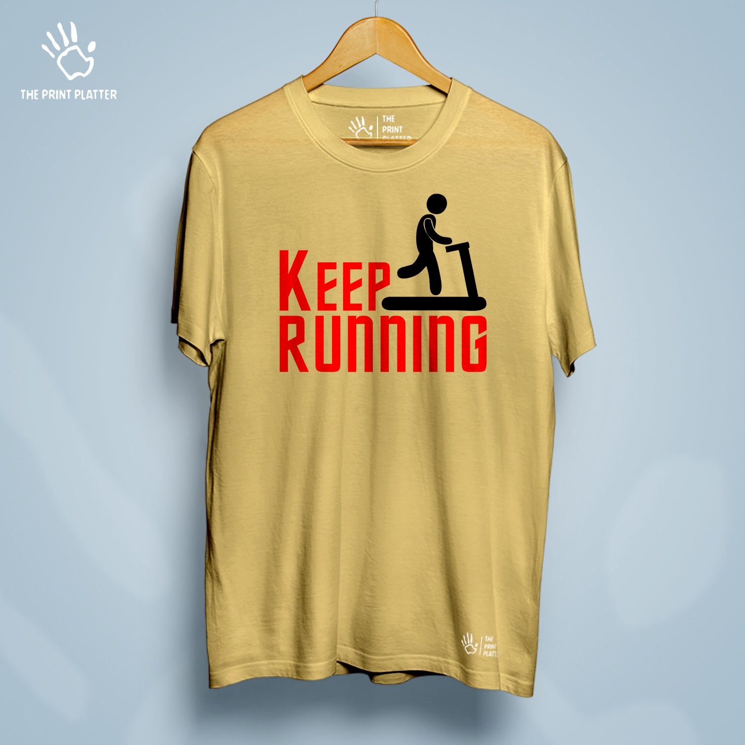 Keep Running Cotton Bio Wash 180gsm T-shirt | T-R30