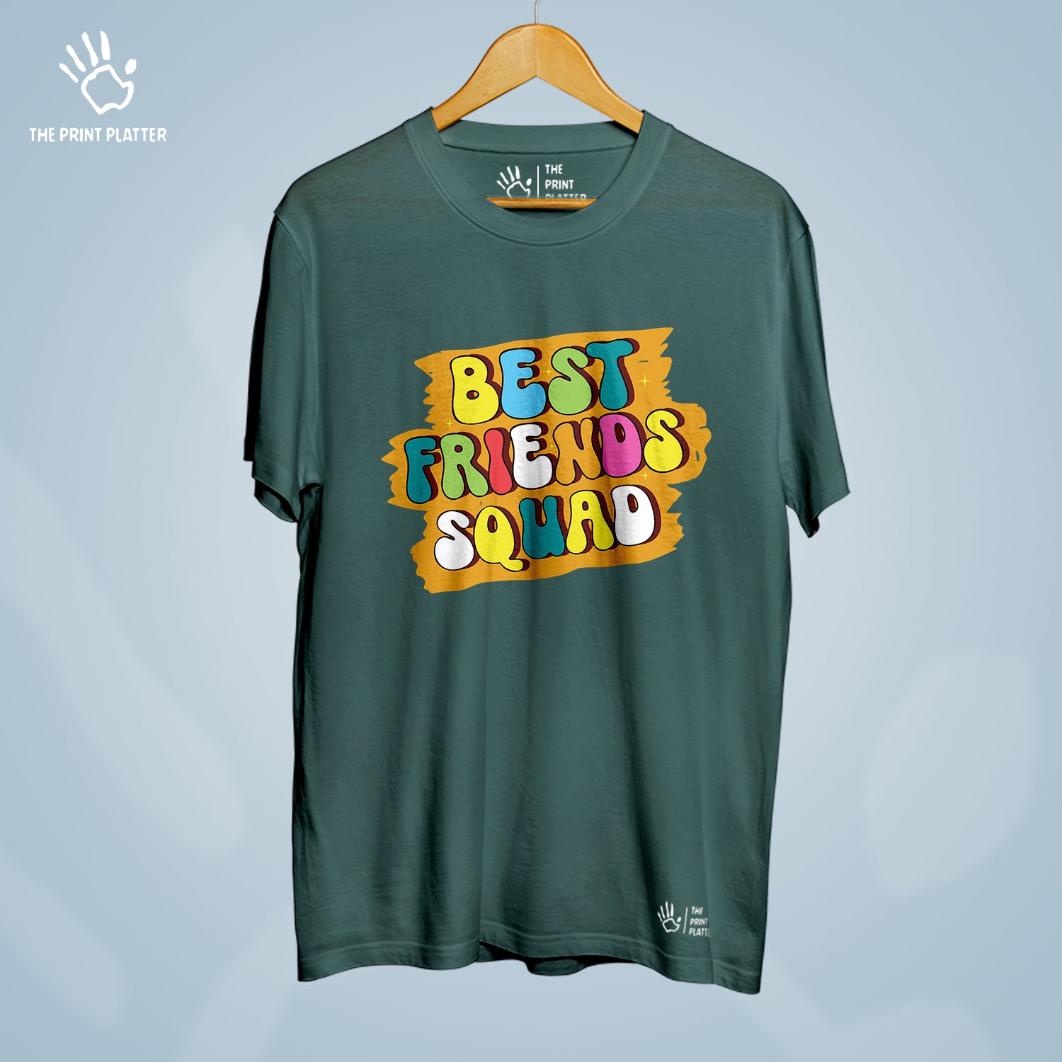 Best Friends Squad Cotton Bio Wash 180gsm T-shirt | T-R301