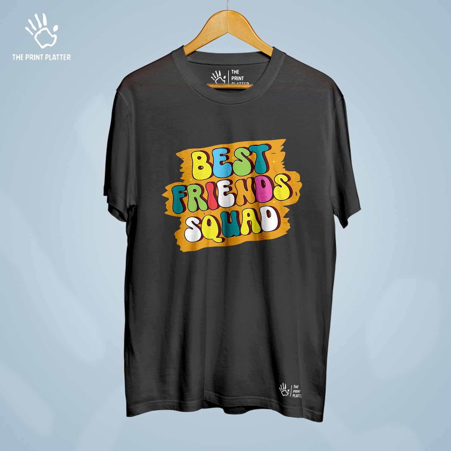 Best Friends Squad Cotton Bio Wash 180gsm T-shirt | T-R301