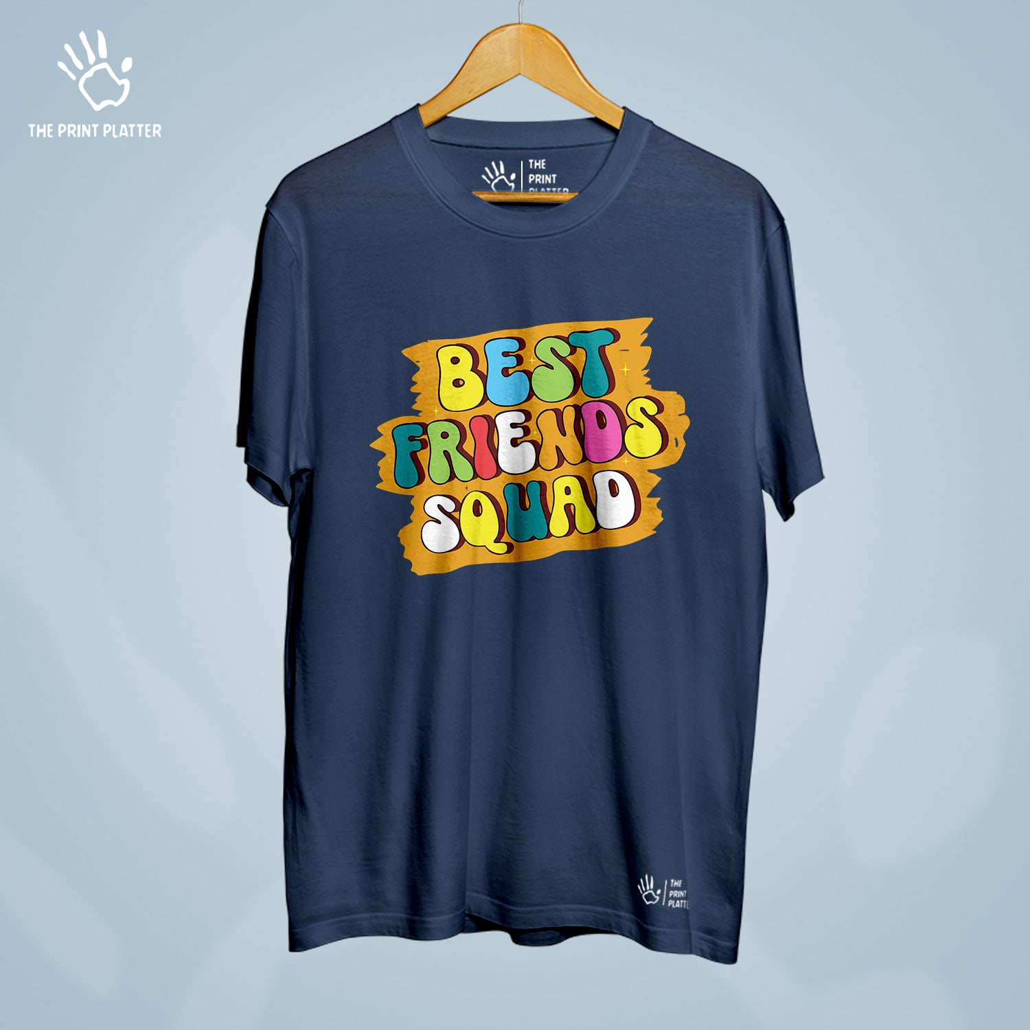 Best Friends Squad Cotton Bio Wash 180gsm T-shirt | T-R301