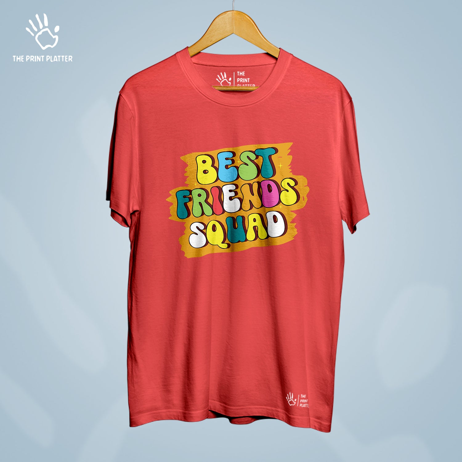 Best Friends Squad Cotton Bio Wash 180gsm T-shirt | T-R301