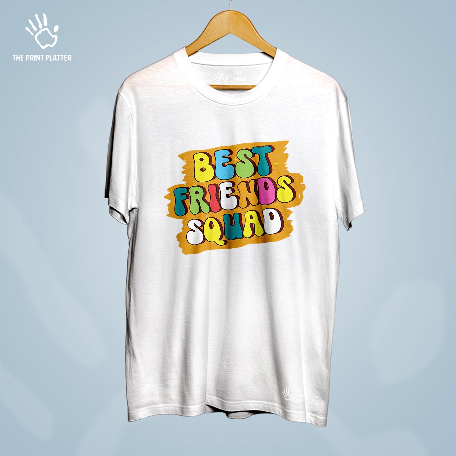 Best Friends Squad Cotton Bio Wash 180gsm T-shirt | T-R301