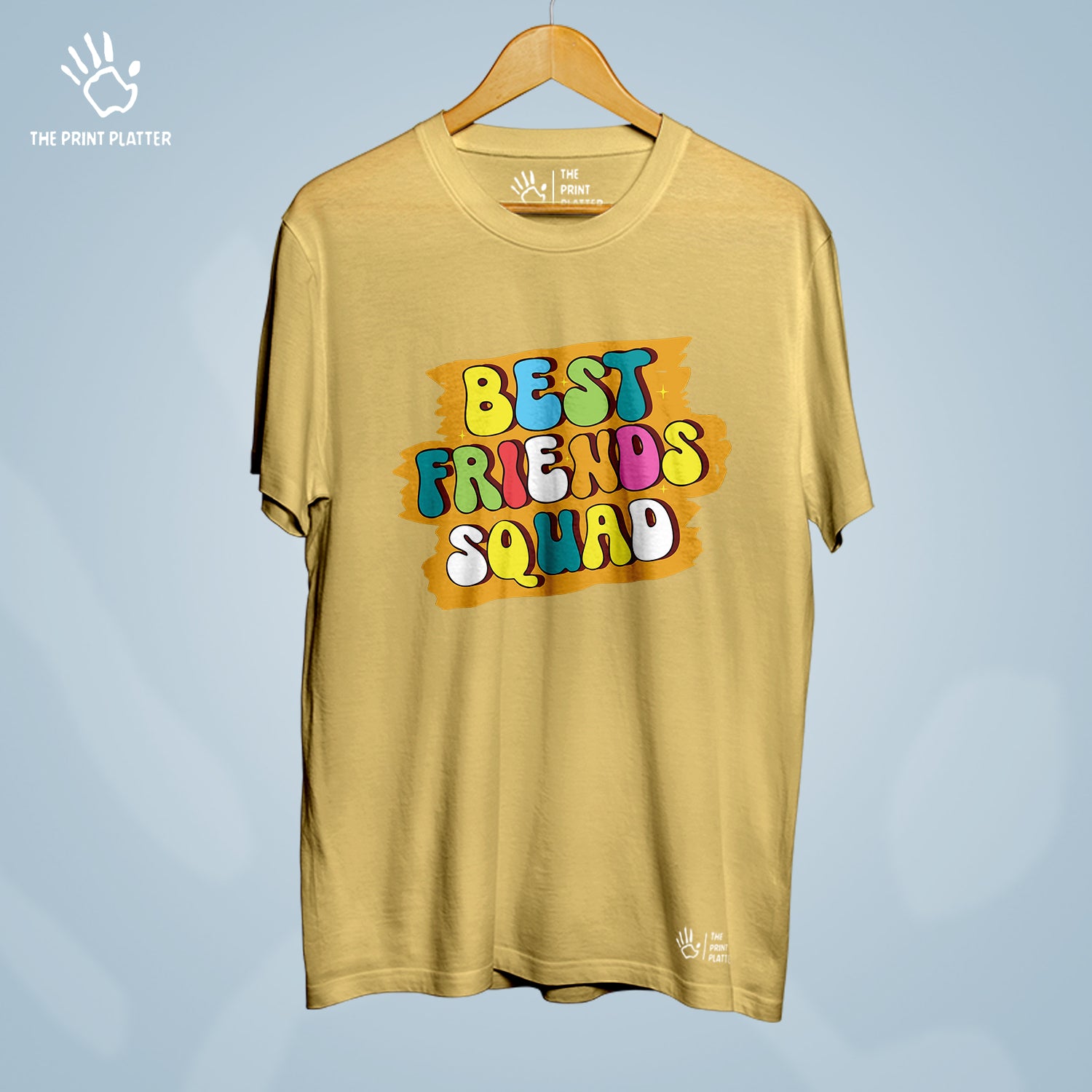 Best Friends Squad Cotton Bio Wash 180gsm T-shirt | T-R301