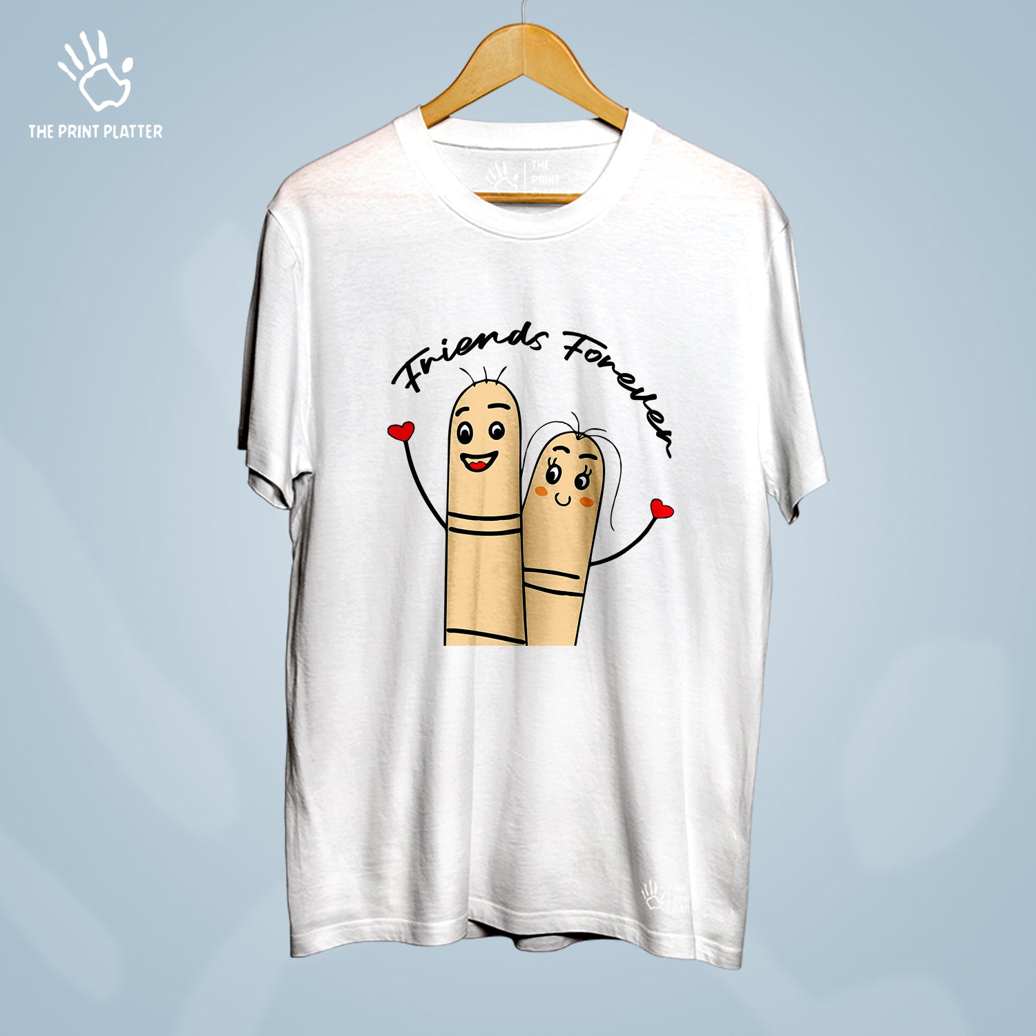 Friends Forever Cotton Bio Wash 180gsm T-shirt | T-R303