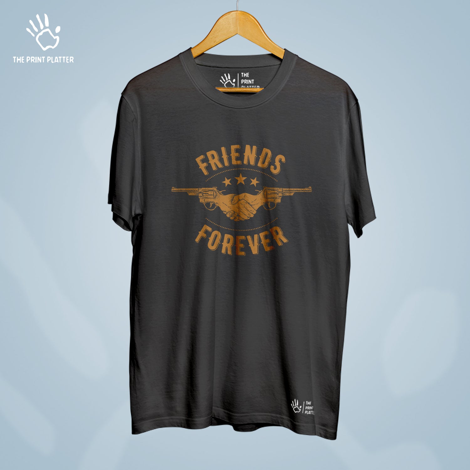 Friends Forever Cotton Bio Wash 180gsm T-shirt | T-R305