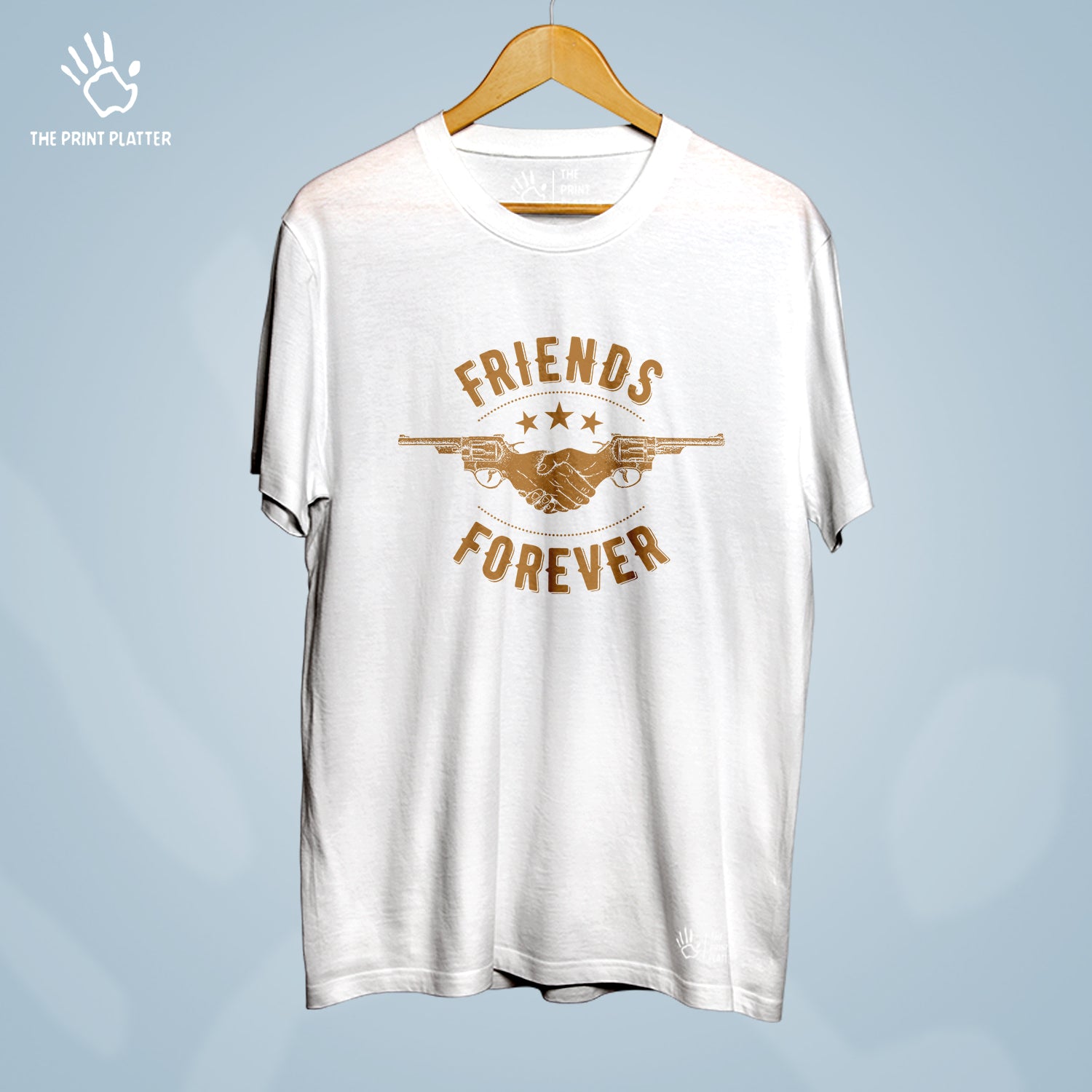 Friends Forever Cotton Bio Wash 180gsm T-shirt | T-R305