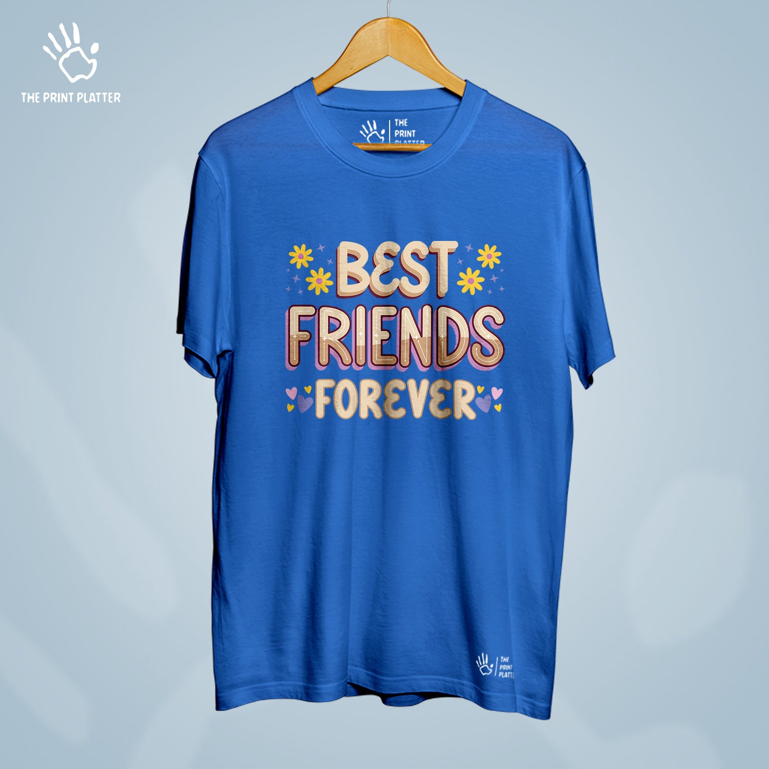 Best Friends Forever Cotton Bio Wash 180gsm T-shirt | T-R309