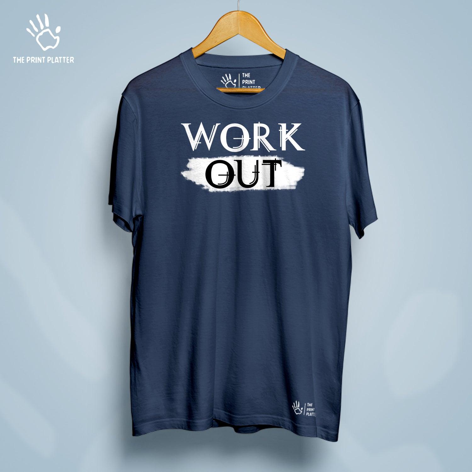 Work Out Cotton Bio Wash 180gsm T-shirt | T-R31