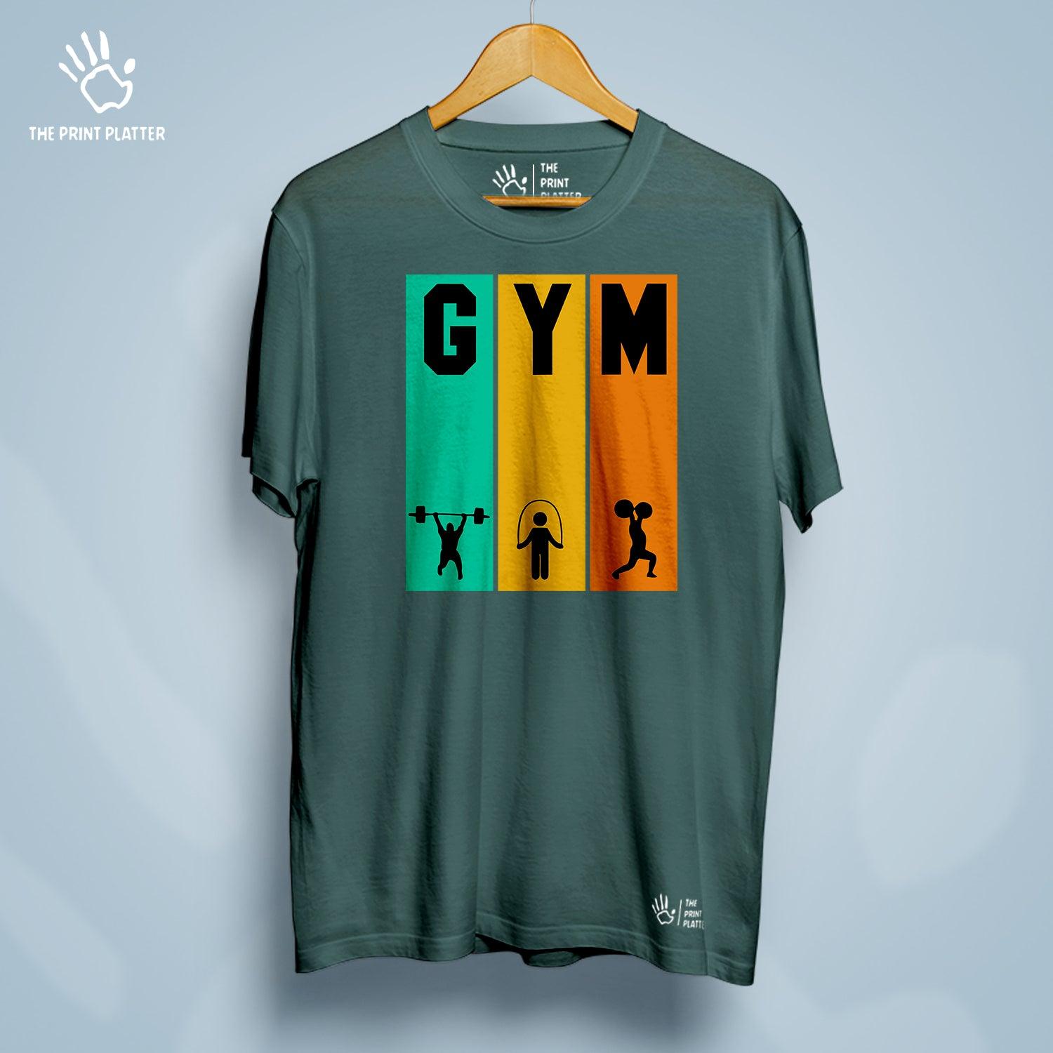 GYM Cotton Bio Wash 180gsm T-shirt | T-R32