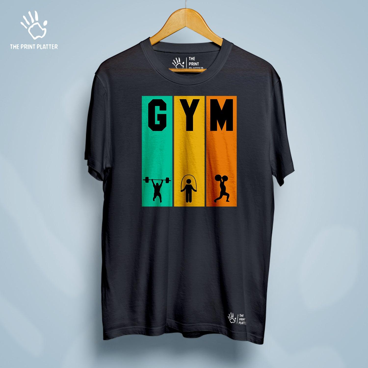 GYM Cotton Bio Wash 180gsm T-shirt | T-R32