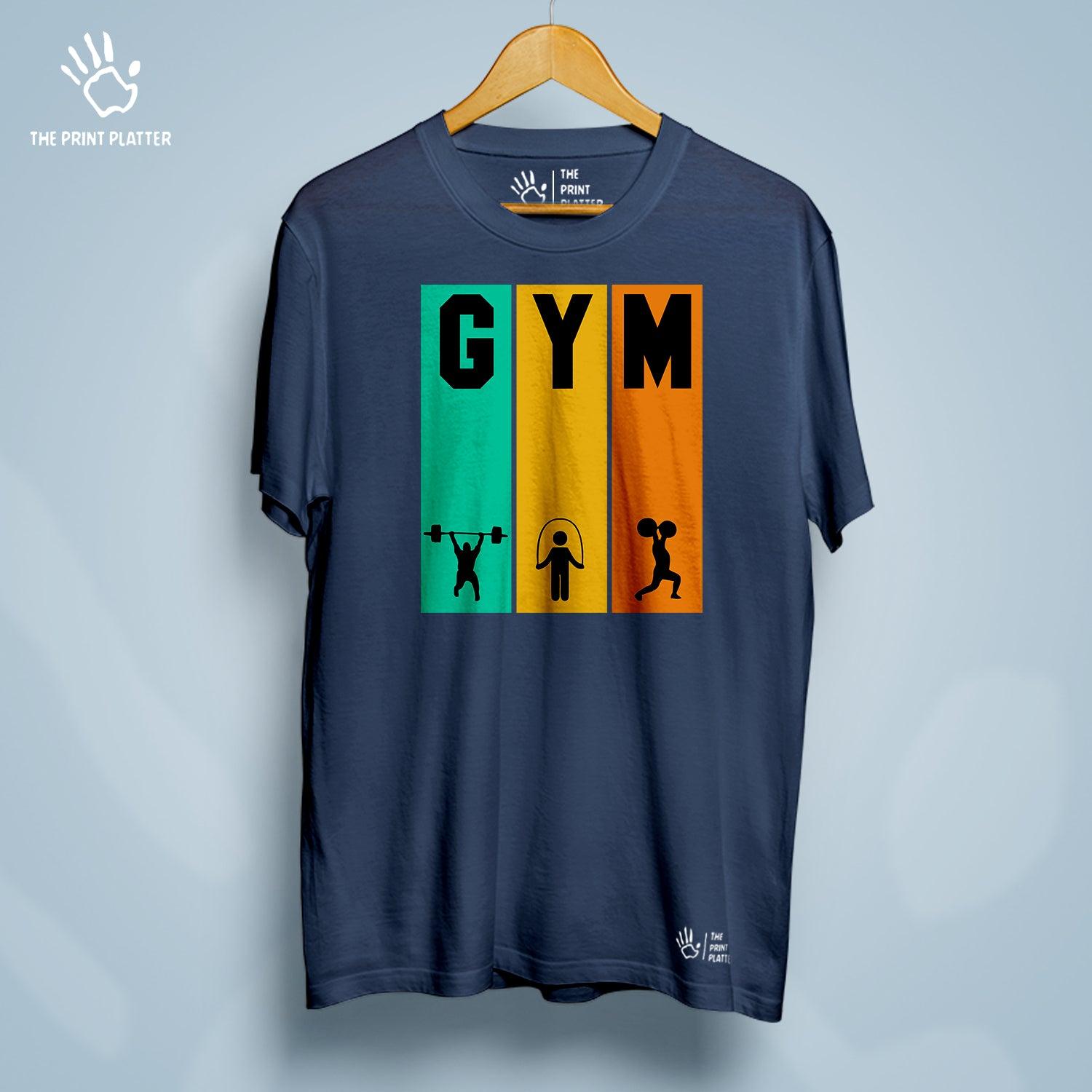 GYM Cotton Bio Wash 180gsm T-shirt | T-R32