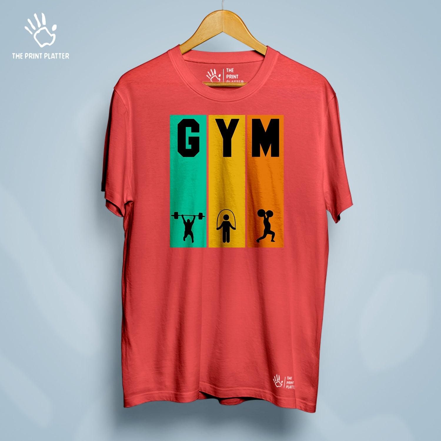 GYM Cotton Bio Wash 180gsm T-shirt | T-R32