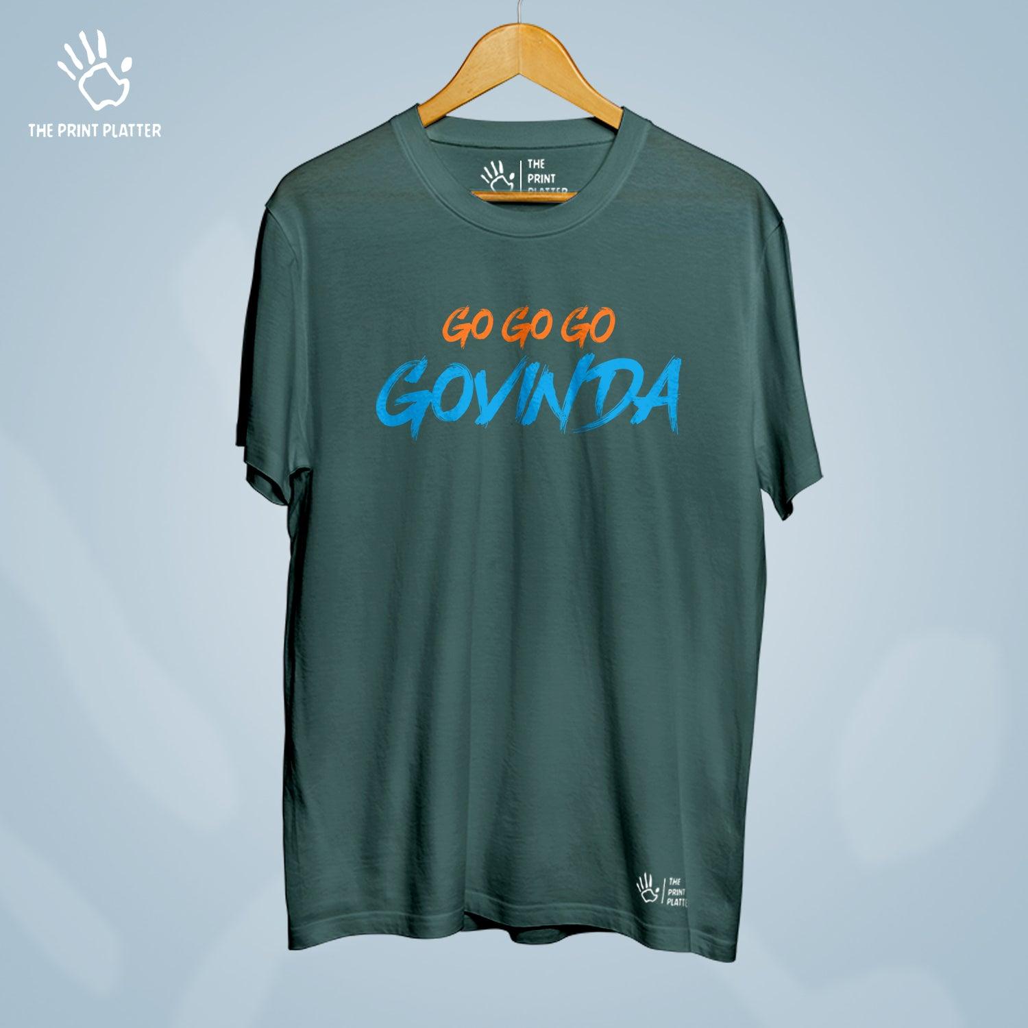 Go Go Govinda Cotton Bio Wash 180gsm T-shirt | T-R345