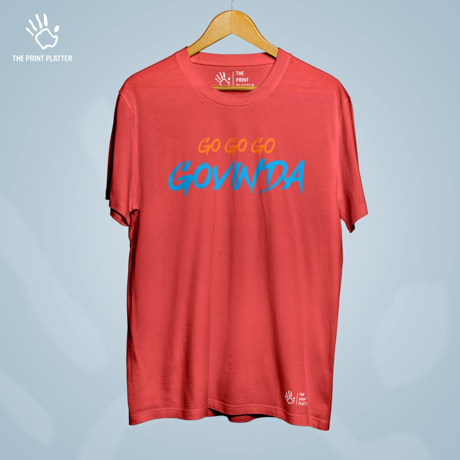 Go Go Govinda Cotton Bio Wash 180gsm T-shirt | T-R345