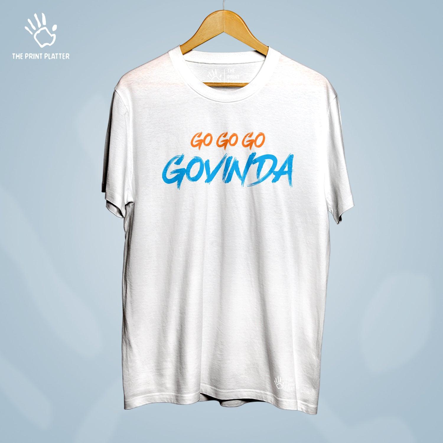 Go Go Govinda Cotton Bio Wash 180gsm T-shirt | T-R345