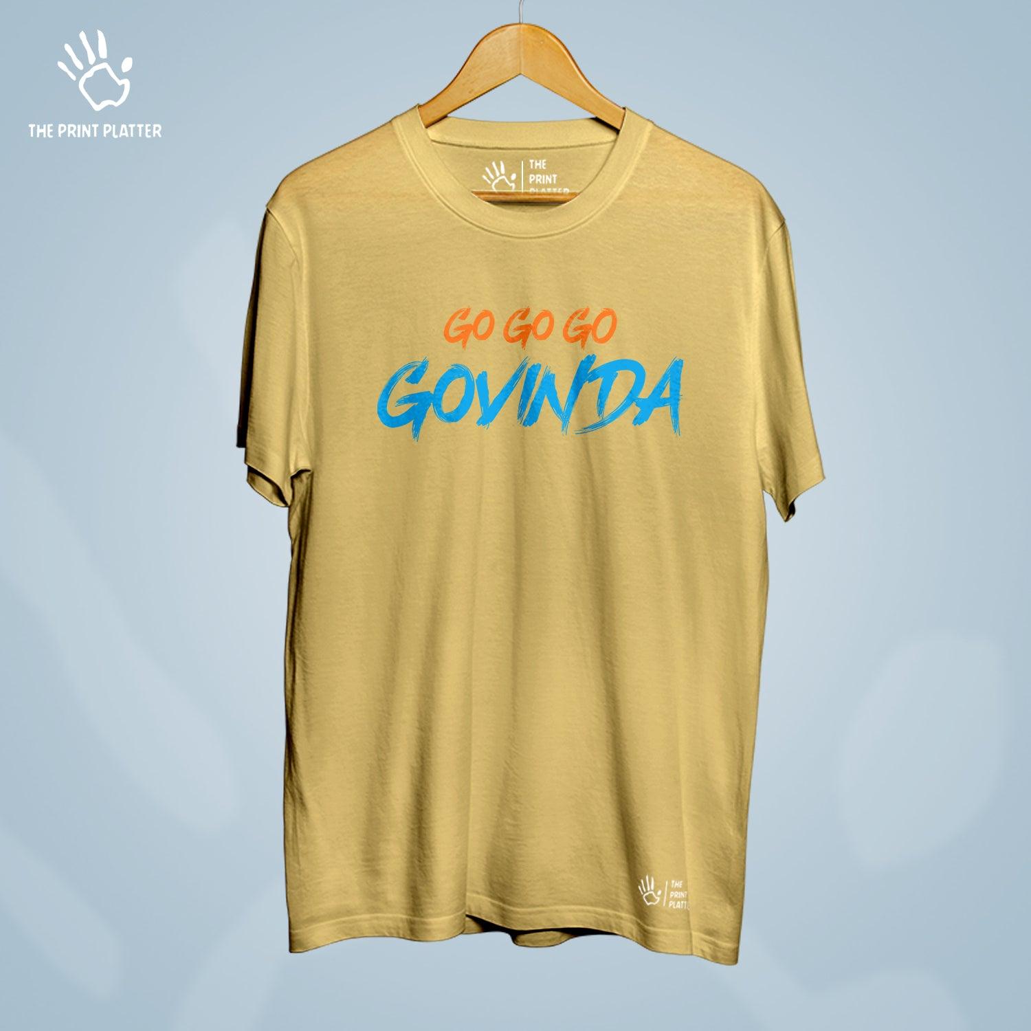 Go Go Govinda Cotton Bio Wash 180gsm T-shirt | T-R345