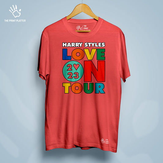 Harry Styles Love On Tour Cotton Bio Wash 180gsm T-shirt | T-R47