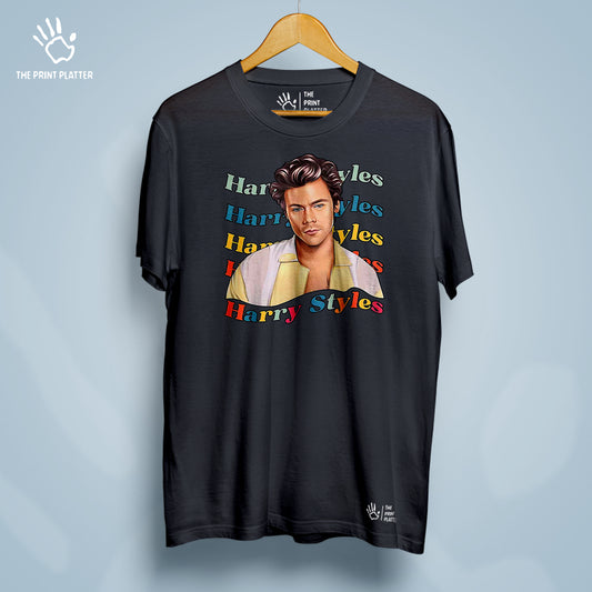 Harry Styles Cotton Bio Wash 180gsm T-shirt | T-R48