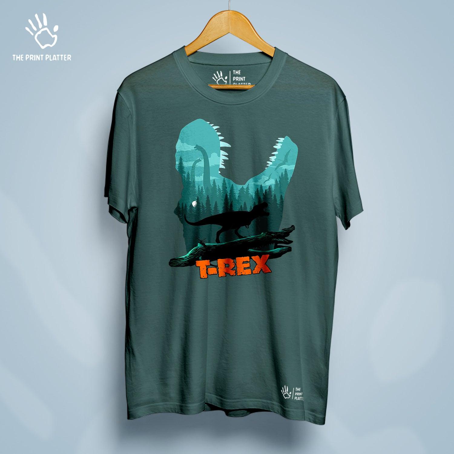 T-REX Cotton Bio Wash 180gsm T-shirt | T-R55