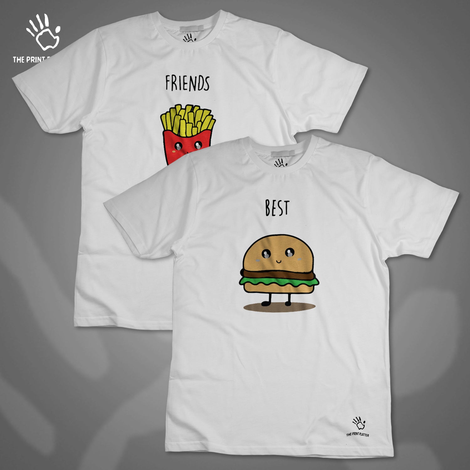Burger&Fries Cotton Bio Wash 180gsm T-shirt | T14
