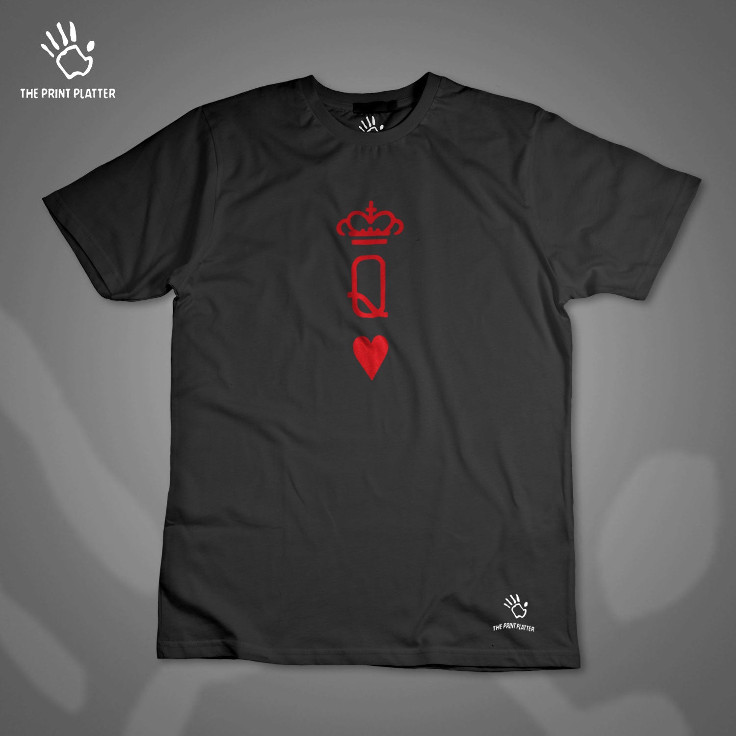 Queen of Hearts  Cotton Bio Wash 180gsm T-shirt | T21