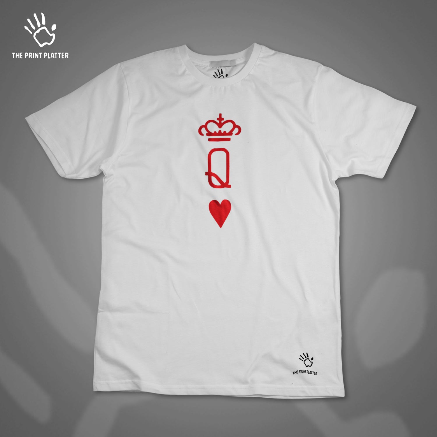 Queen of Hearts  Cotton Bio Wash 180gsm T-shirt | T21