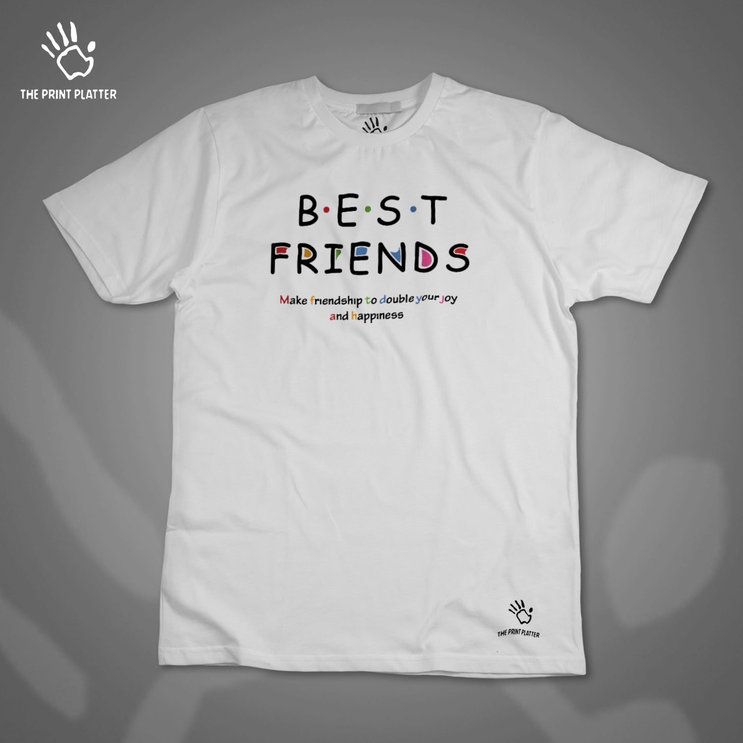 Best Friends Cotton Bio Wash 180gsm T-shirt |T51...