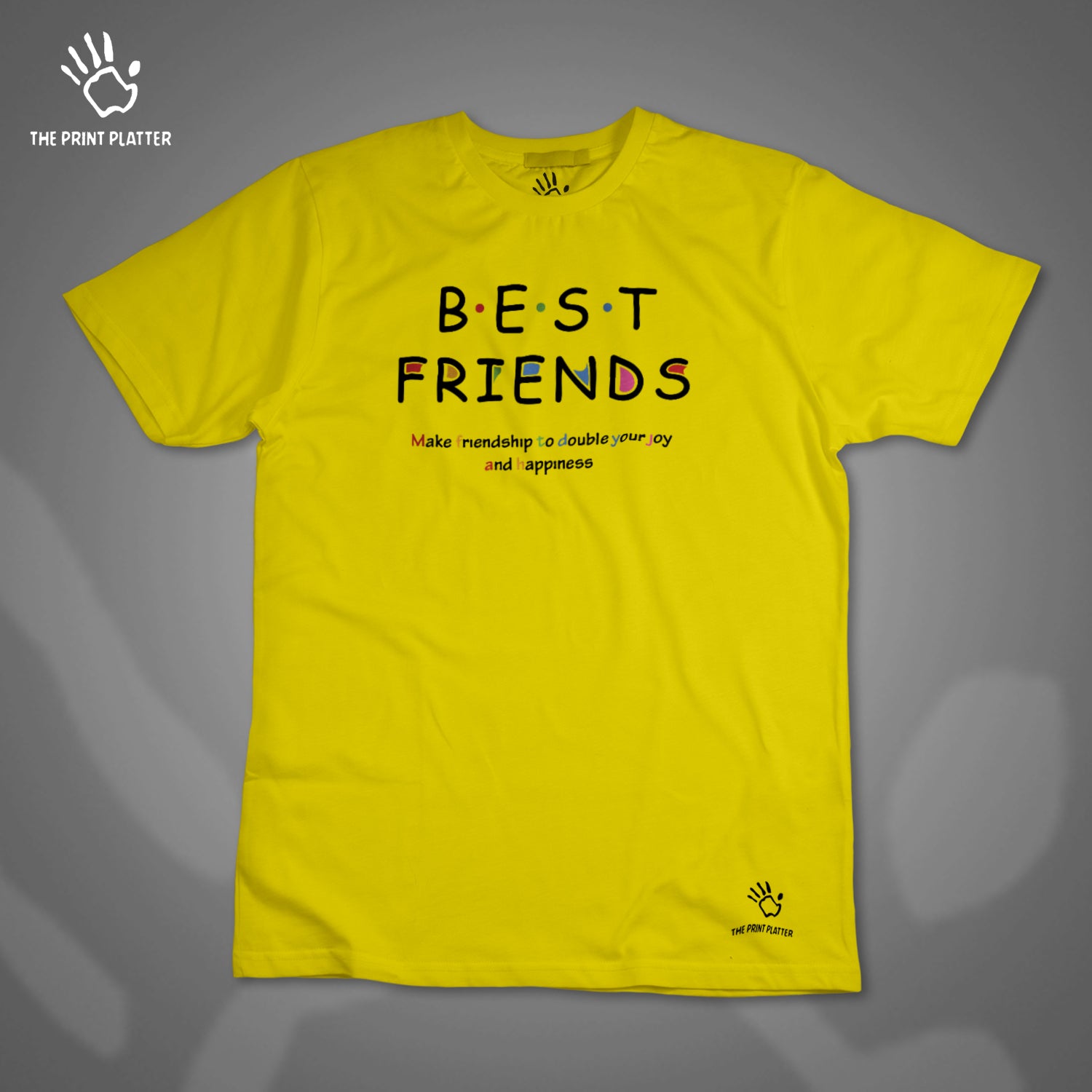 Best Friends Cotton Bio Wash 180gsm T-shirt |T51