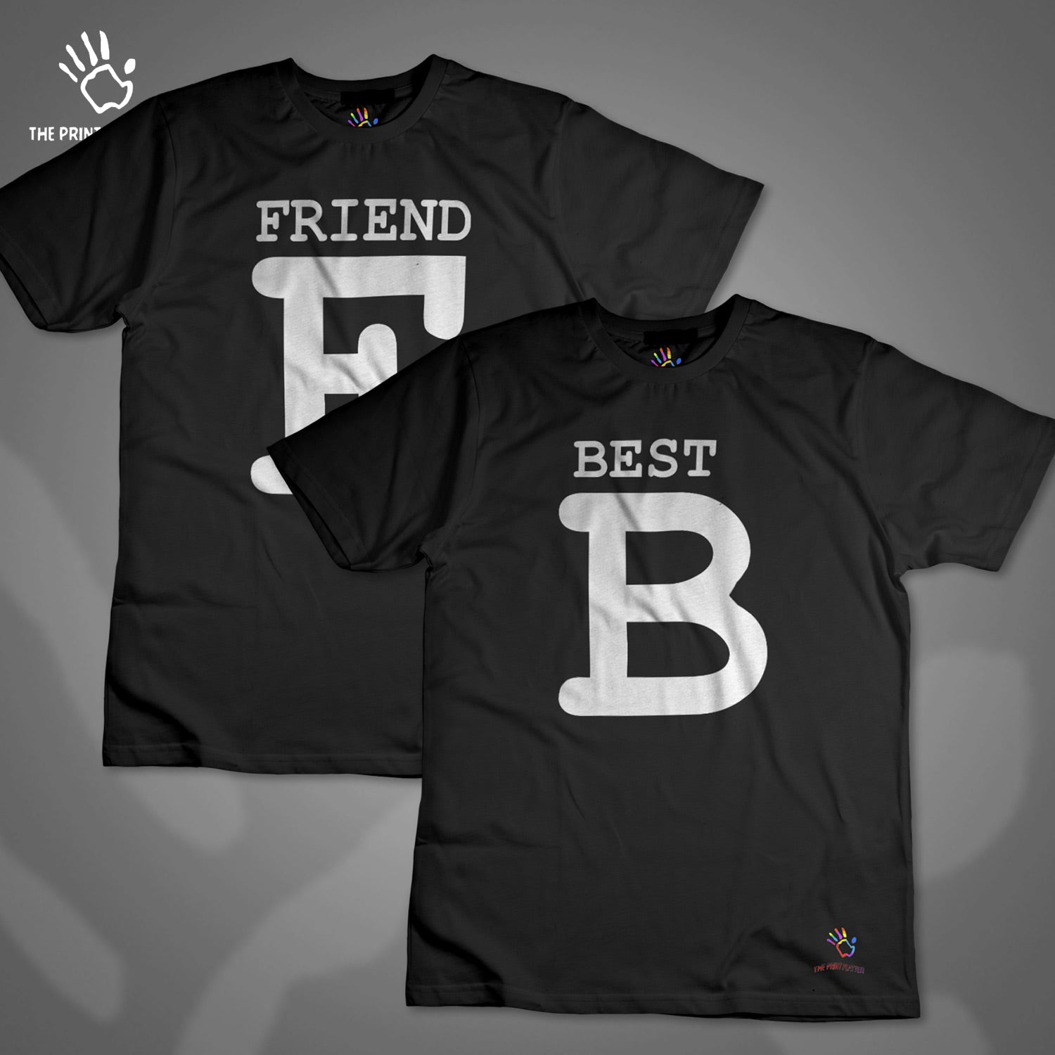 BigBest Friend Cotton Bio Wash 180gsm T-shirt | T56-BigBestFriend